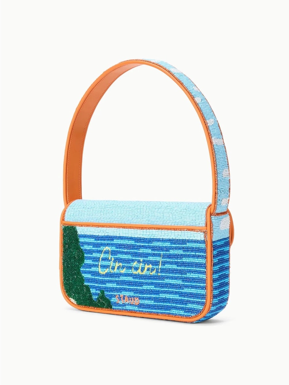 STAUD Tommy Beaded Bag- Sunset Spritz Aperol Sprtiz - Picture 3 of 16